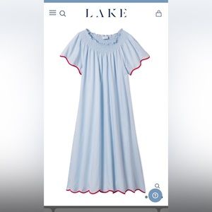 LAKE Patio Midi Dress in Americana
